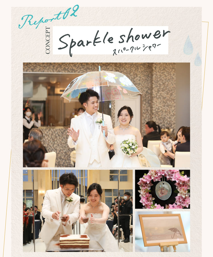 Sparkle shower