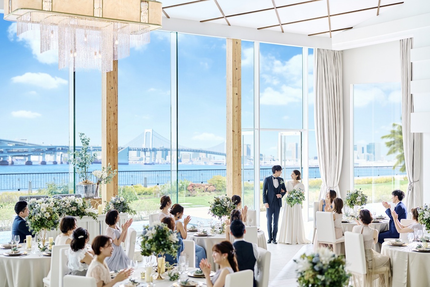 グランドオープン記念プラン 東京で一番新しい結婚式場が遂に誕生 トピックス 公式 ララシャンスガーデン東京ベイ 東京の結婚式 結婚式場 ウエディング