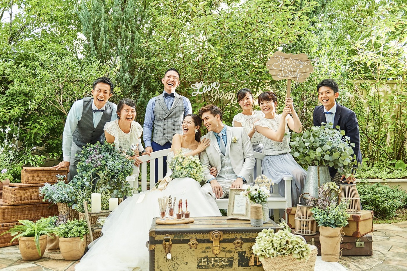大人気シーズンで憧れの結婚式が叶う 緑溢れるウェディングパーティー スプリングプラン 福井の結婚式場 ララシャンスベルアミー