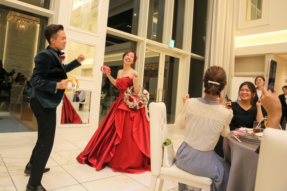 Masanao Saya パーティーレポート 大阪の結婚式場 キャッスルガーデンosaka